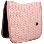 Dressuurzadeldekje Velvet Mini Pearls Oudroze Dressuurzadeldekje Velvet Mini Pearls Oudroze