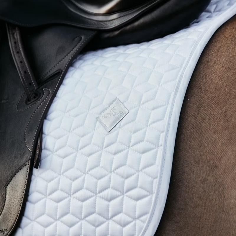 Dressuurzadeldekje Classic Wit