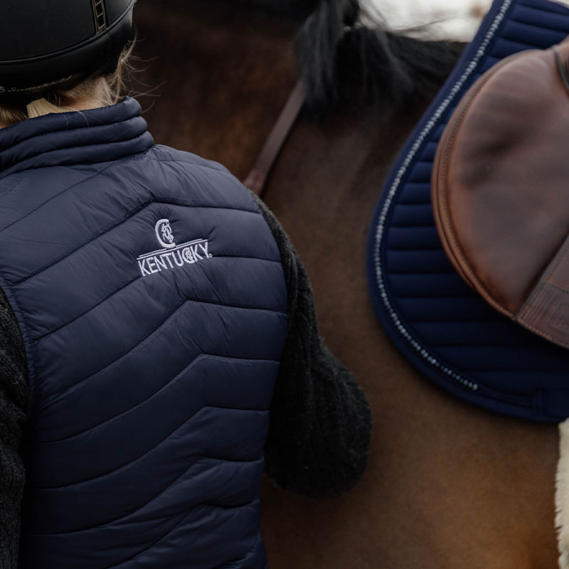 Rijvest Classic Logo Marineblauw