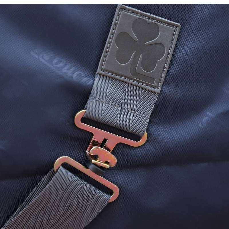 Staldeken Show-Line 150g Marineblauw/Grijs