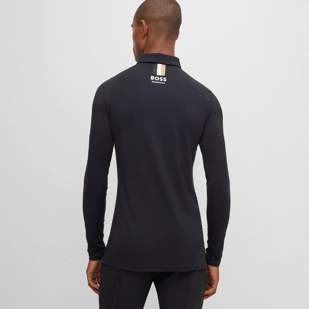Functioneel shirt Elton Signature Stripe Polo Unisex Zwart