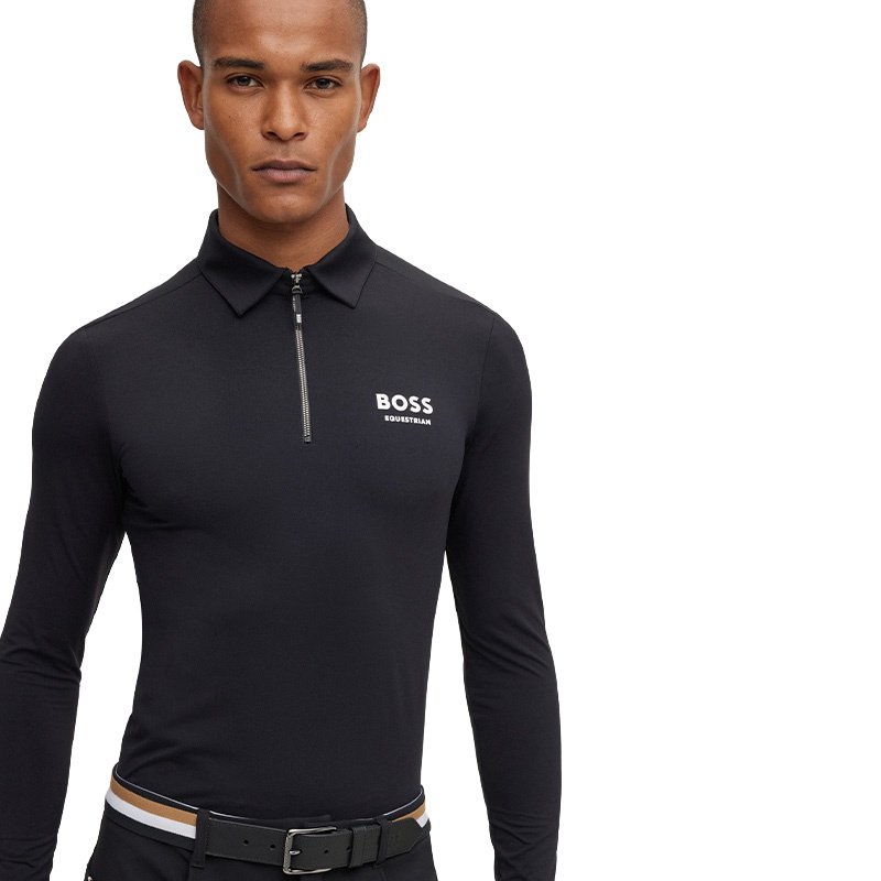 Functioneel shirt Elton Signature Stripe Polo Unisex Zwart