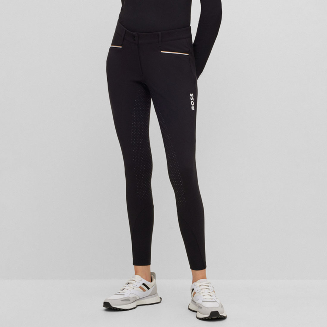 Rijbroek Heather Full Grip Zwart