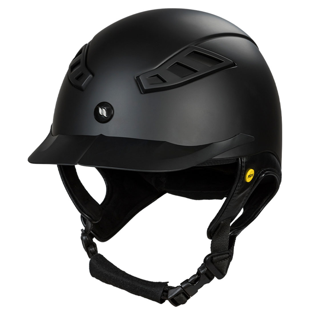 Paardrijcap MIPS Lynx II Smooth Top Zwart