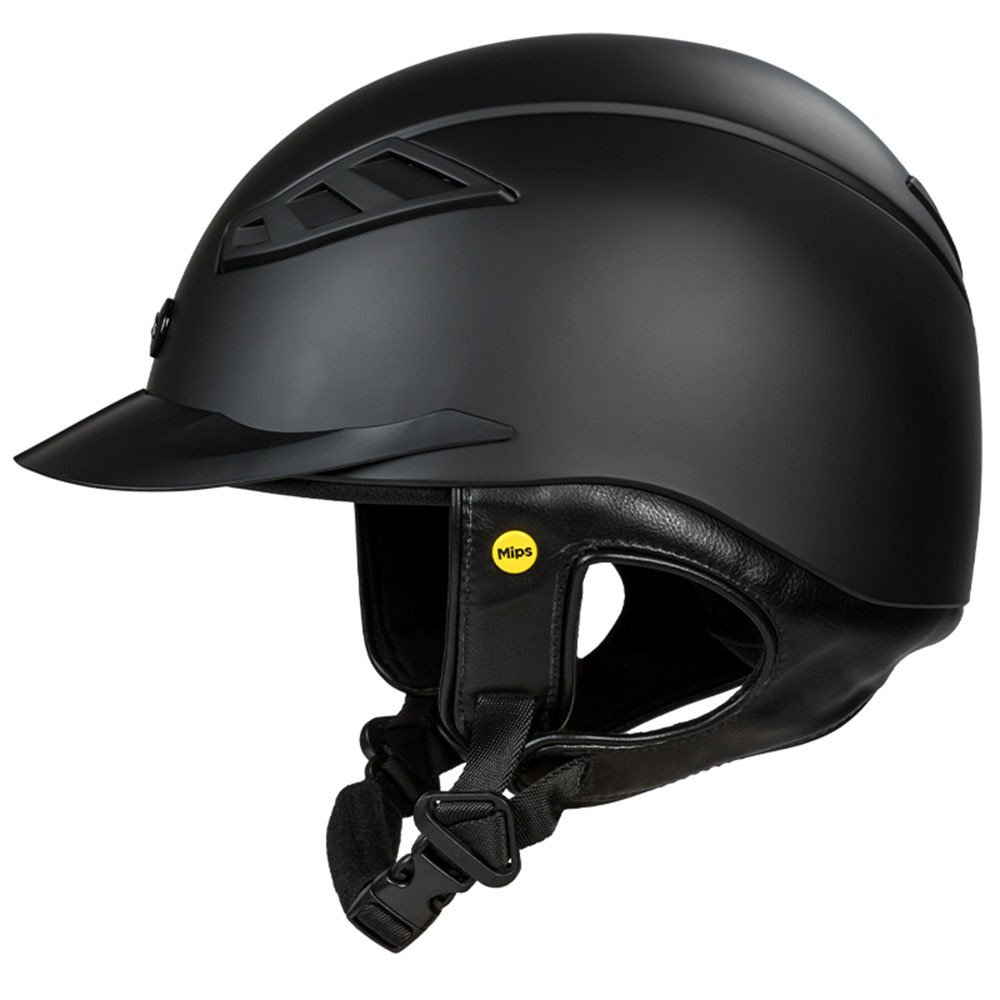 Paardrijcap MIPS Lynx II Smooth Top Zwart