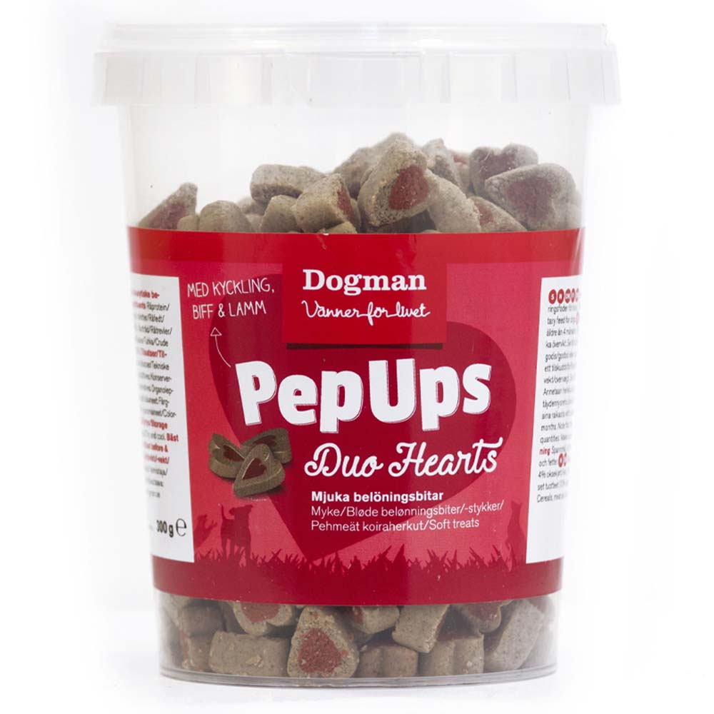 Hondensnoepjes PepUps Duo Hearts