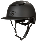 Paardrijcap MIPS Strixx Wide Peak Matte/Glossy Zwart Paardrijcap MIPS Strixx Wide Peak Matte/Glossy Zwart