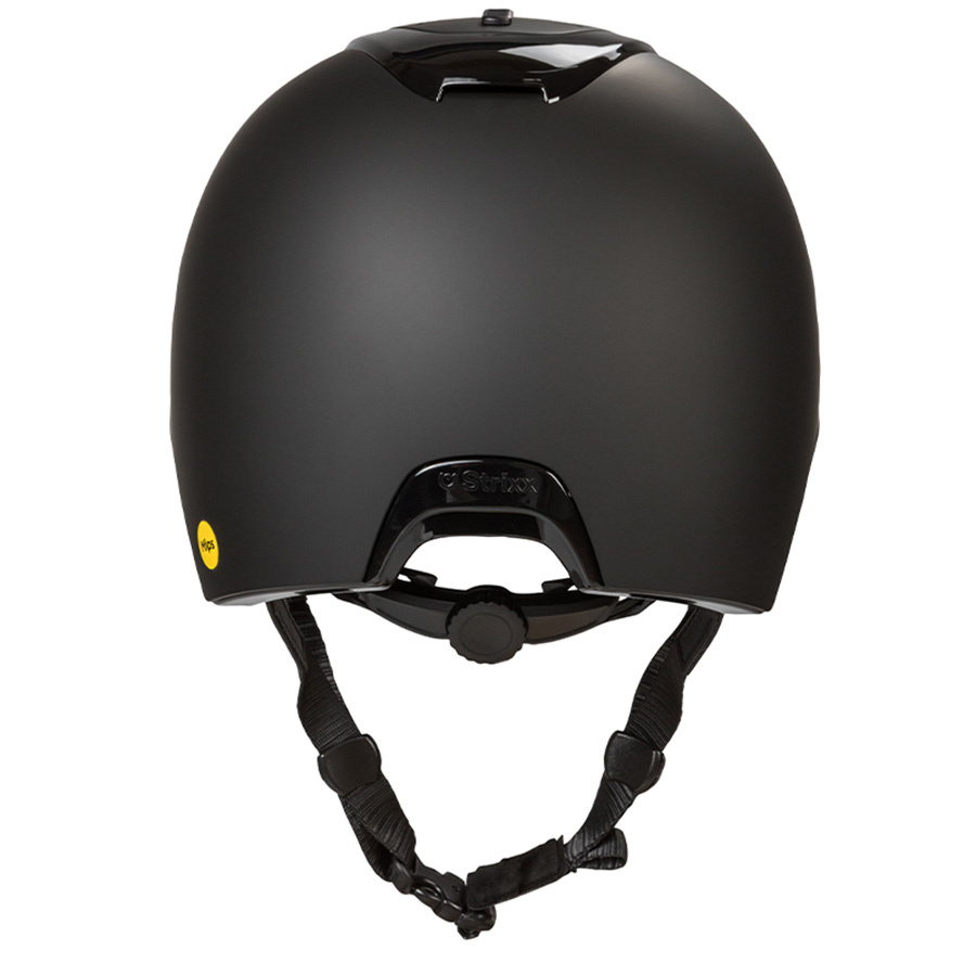 Paardrijcap MIPS Strixx Wide Peak Matte/Glossy Zwart