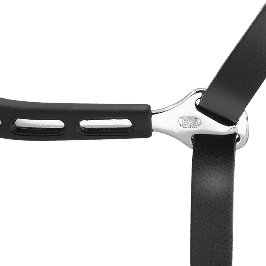 Sporen Ultra Fit Extra Grip 15mm Rounded Zwart/Zilver