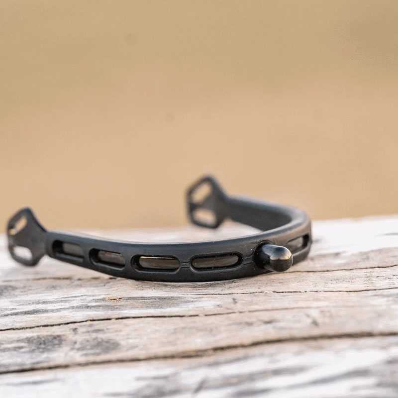 Sporen Ultra Fit Extra Grip 15mm Rounded Zwart/Anthracite