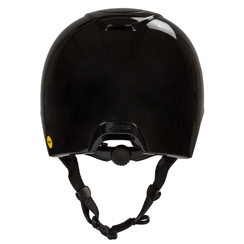 Paardrijcap MIPS Strixx Competition Wide Peak Glossy Zwart