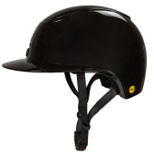 Paardrijcap MIPS Strixx Competition Wide Peak Glossy Zwart Paardrijcap MIPS Strixx Competition Wide Peak Glossy Zwart