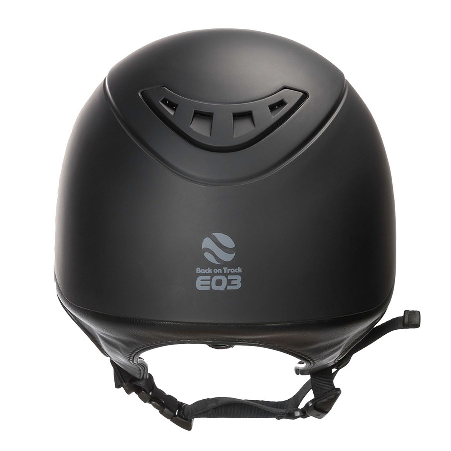 EQ3 Lynx Smooth Top Paardrijcap Zwart
