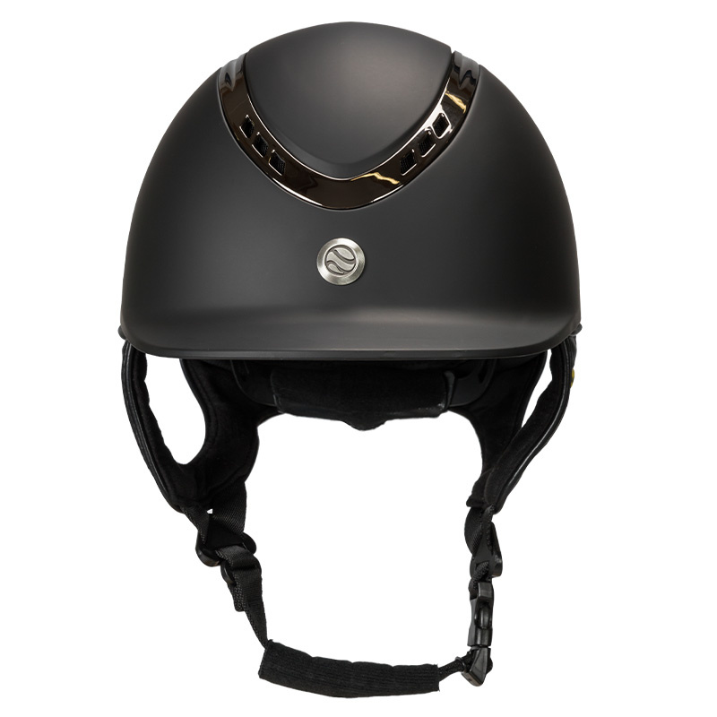 Paardrijcap EQ3 Pardus met Schroef Smooth Top Zwart