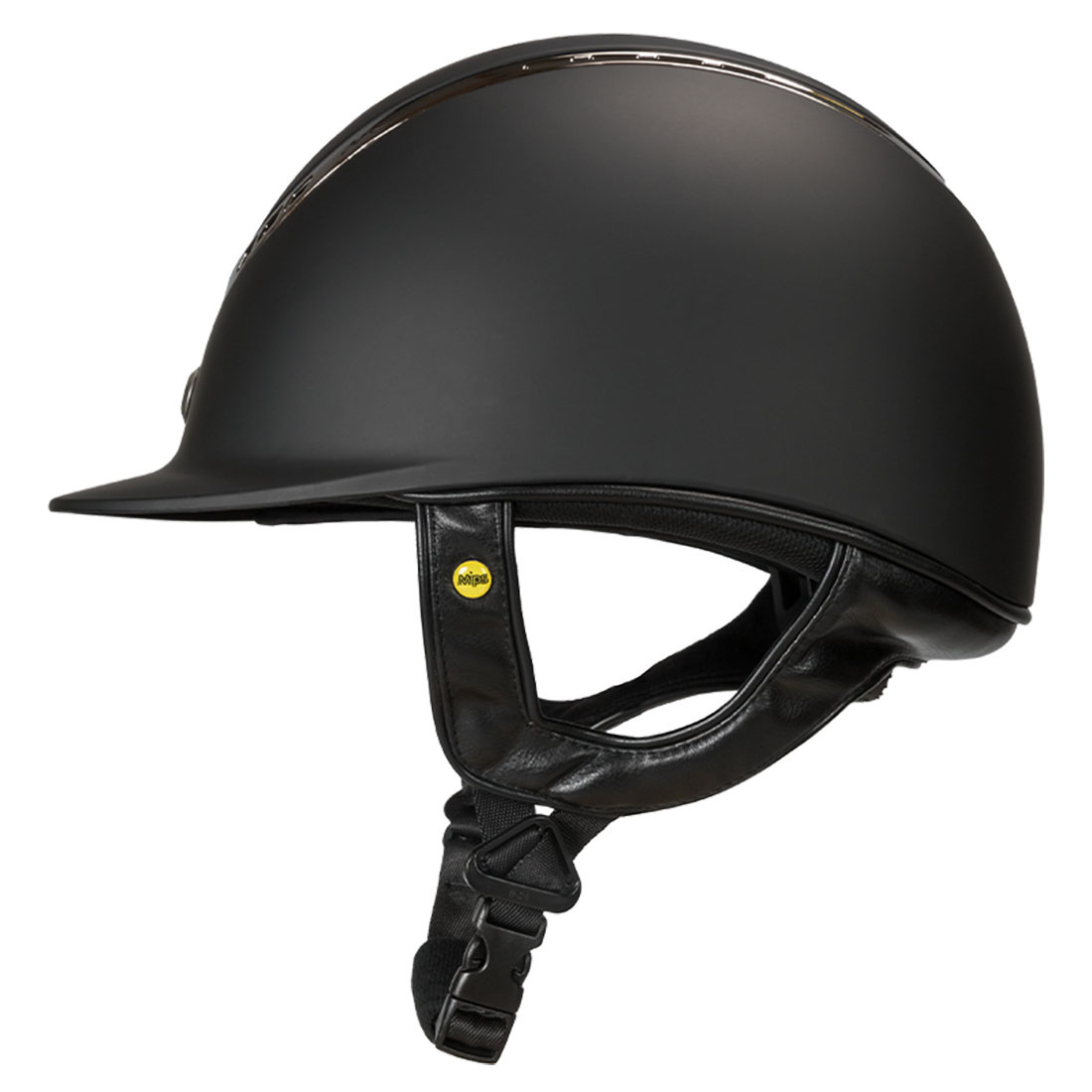 Paardrijcap EQ3 Pardus met Schroef Smooth Top Zwart
