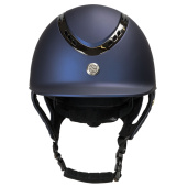 Paardrijcap EQ3 Pardus met Schroef Smooth Top Marineblauw Paardrijcap EQ3 Pardus met Schroef Smooth Top Marineblauw