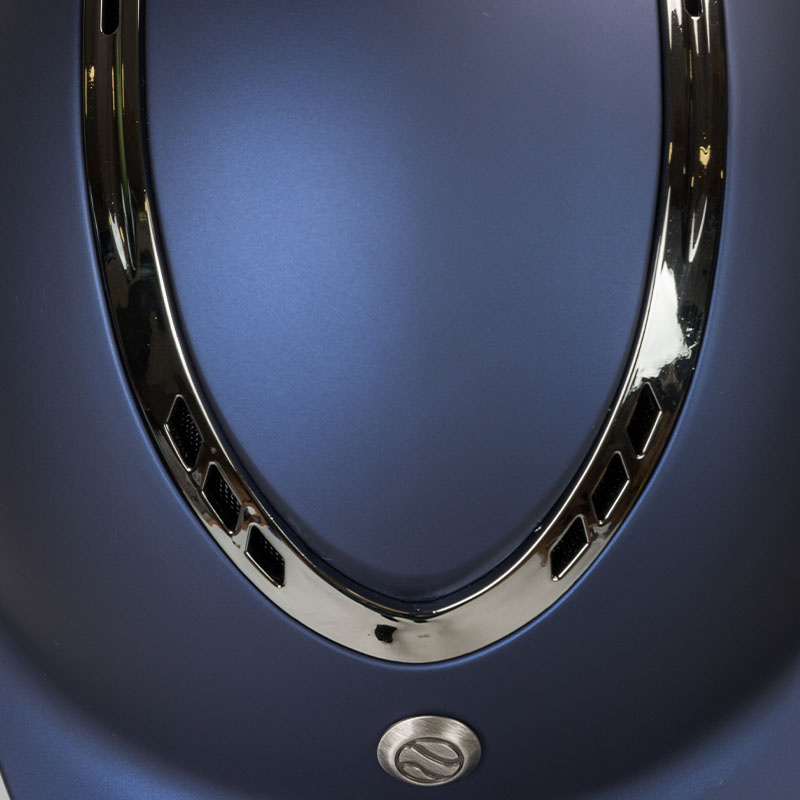 Paardrijcap EQ3 Pardus met Schroef Smooth Top Marineblauw