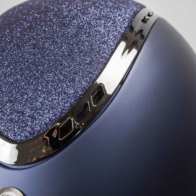 Paardrijcap EQ3 Pardus met Schroef Smooth Top Glitter Marineblauw Zand