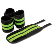 Beenreflectoren Set 4-pack Zwart/Geel Beenreflectoren Set 4-pack Zwart/Geel