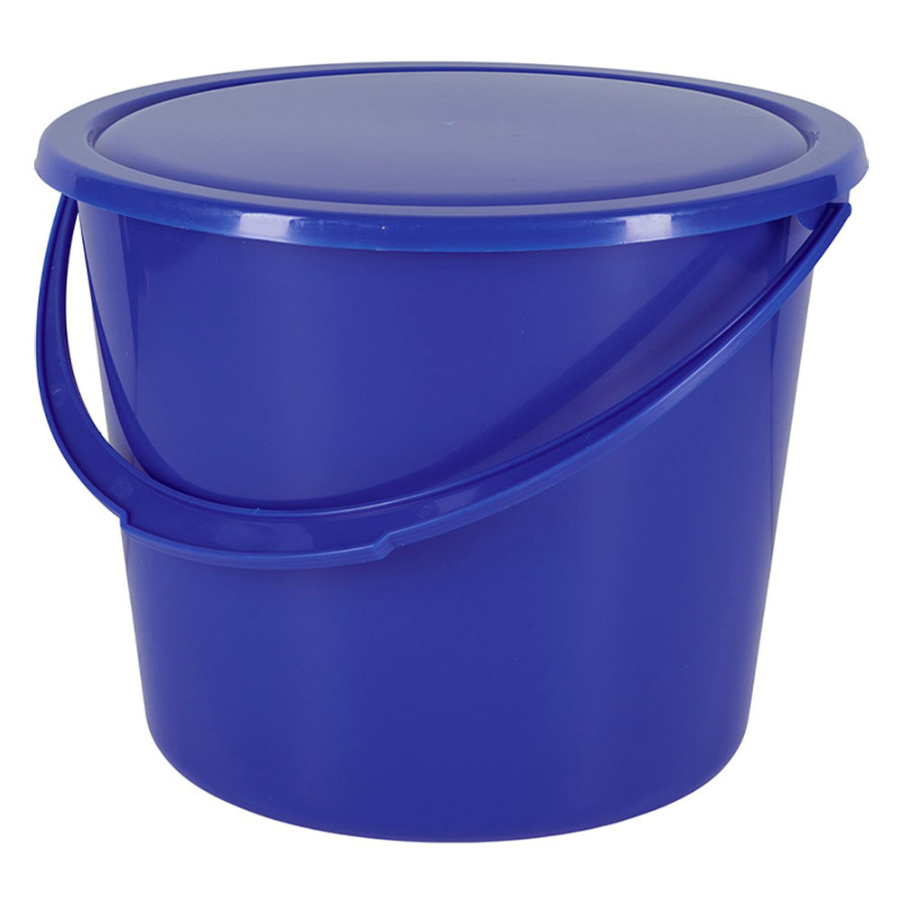 Emmer met Deksel HG Blauw