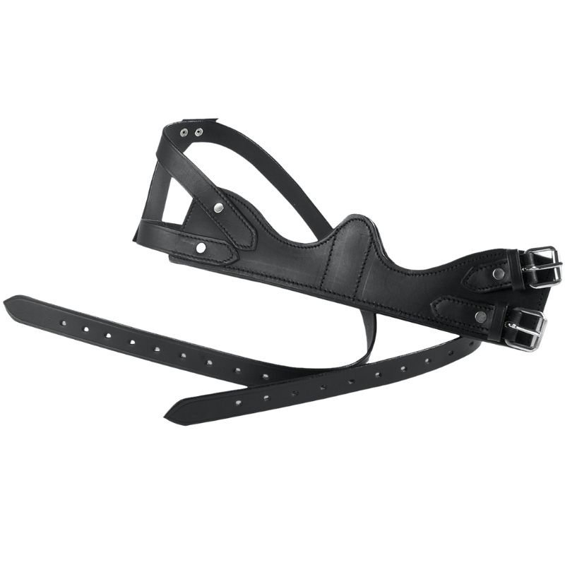 Luchtzuigband Leather Soft Padded Zwart