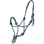 Touwhalster Knotted Zwart/Blauw Touwhalster Knotted Zwart/Blauw