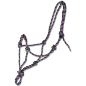Touwhalster Knotted Marineblauw/Wit/Rood Touwhalster Knotted Marineblauw/Wit/Rood