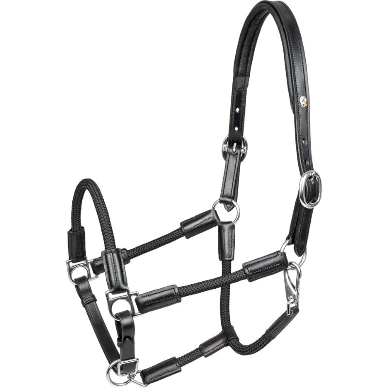 Leren halster Nevada X-Line Zwart/Zwart