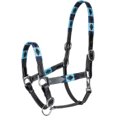 Leren halster Polo X-Line Zwart/Blauw Leren halster Polo X-Line Zwart/Blauw