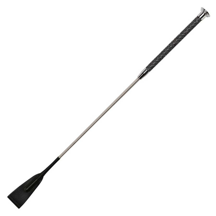 Rijzweep met Stenen 65cm Zilver/Zwart