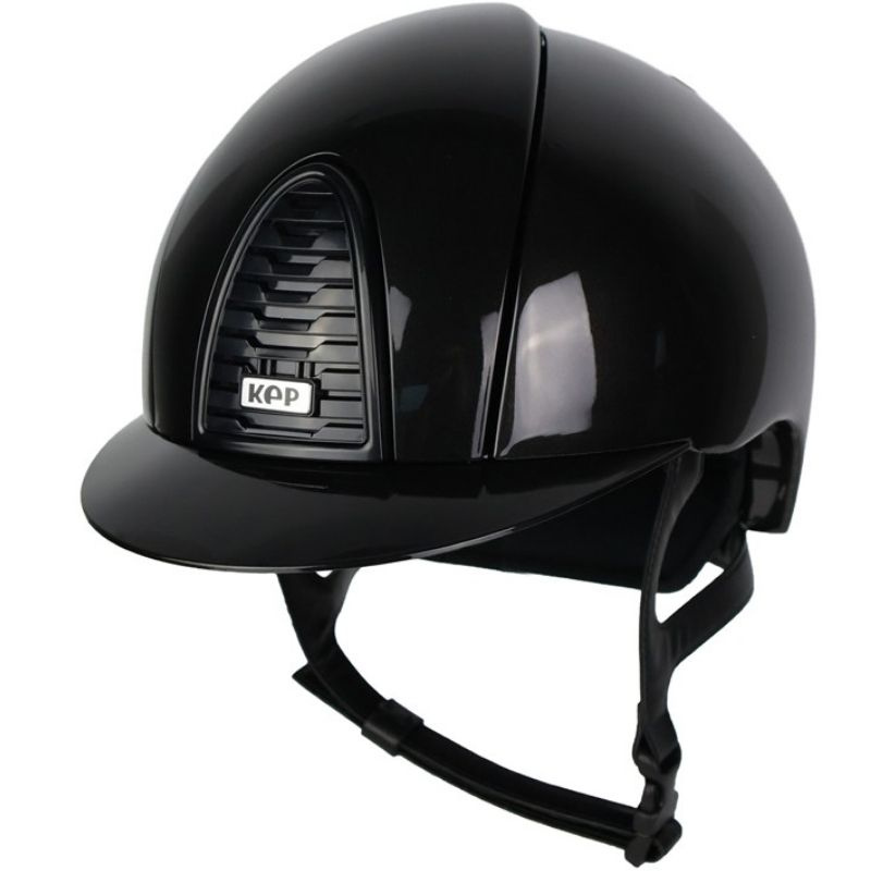 Paardrijcap Cromo 2.0 Shine Zwart/Zwart