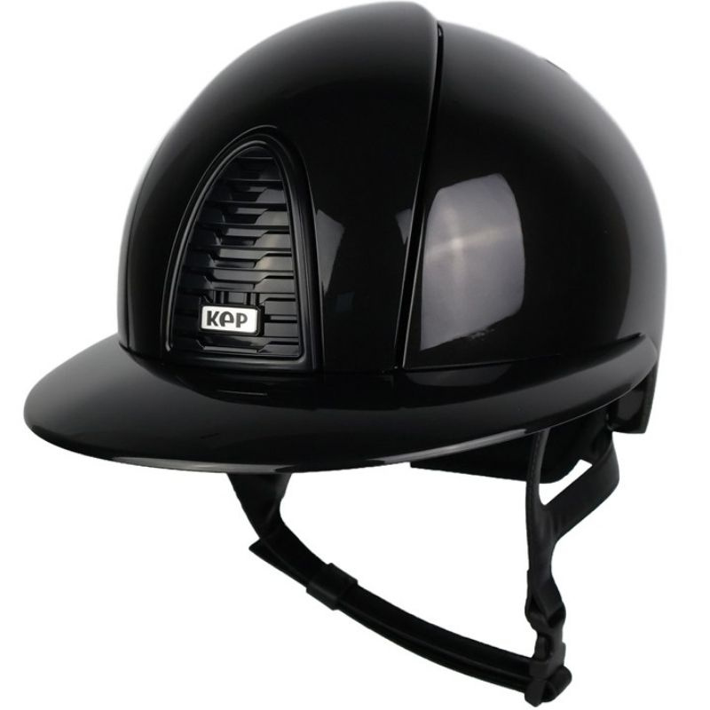 Paardrijcap Cromo 2.0 Shine Polo Zwart/Zwart