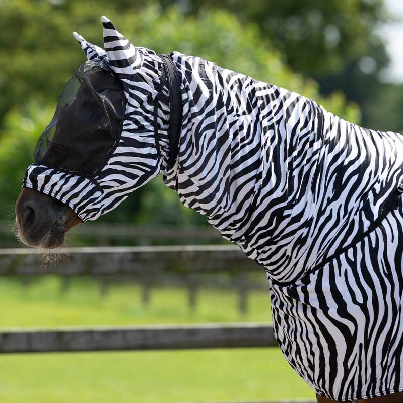 Eczeemkap UV-Resistant Zebra Zwart/Wit