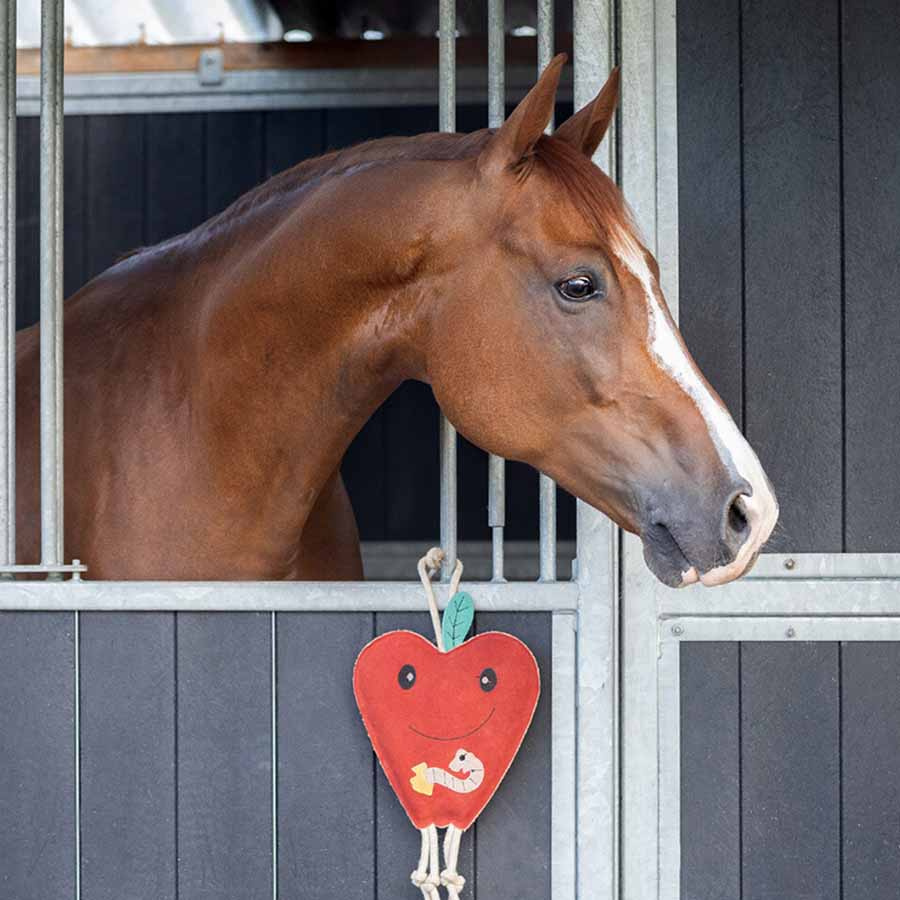 Paarden Speelgoed Appel in Suède ECO Rood