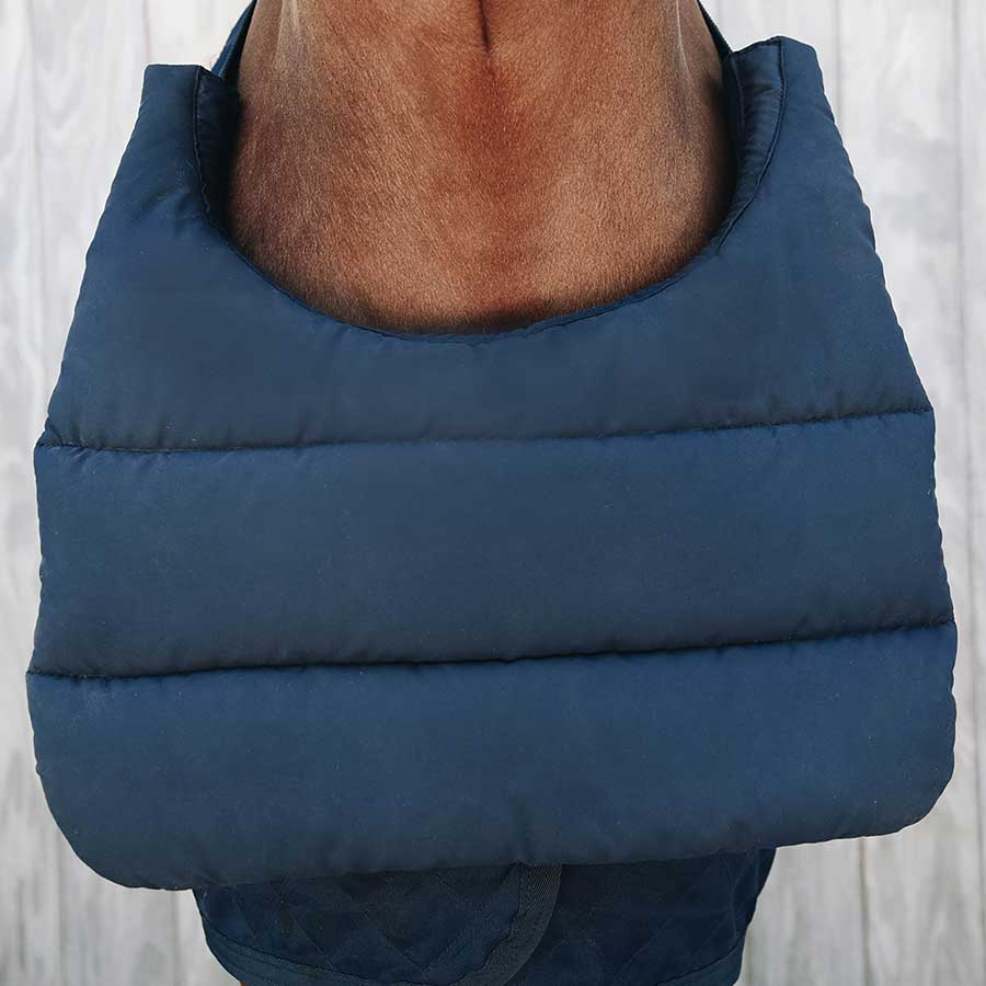 Schouderbeschermer Horse BIB Zomer Marineblauw Full