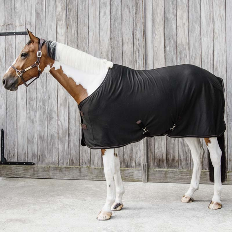 Coolerdeken Fleece Zwart 125