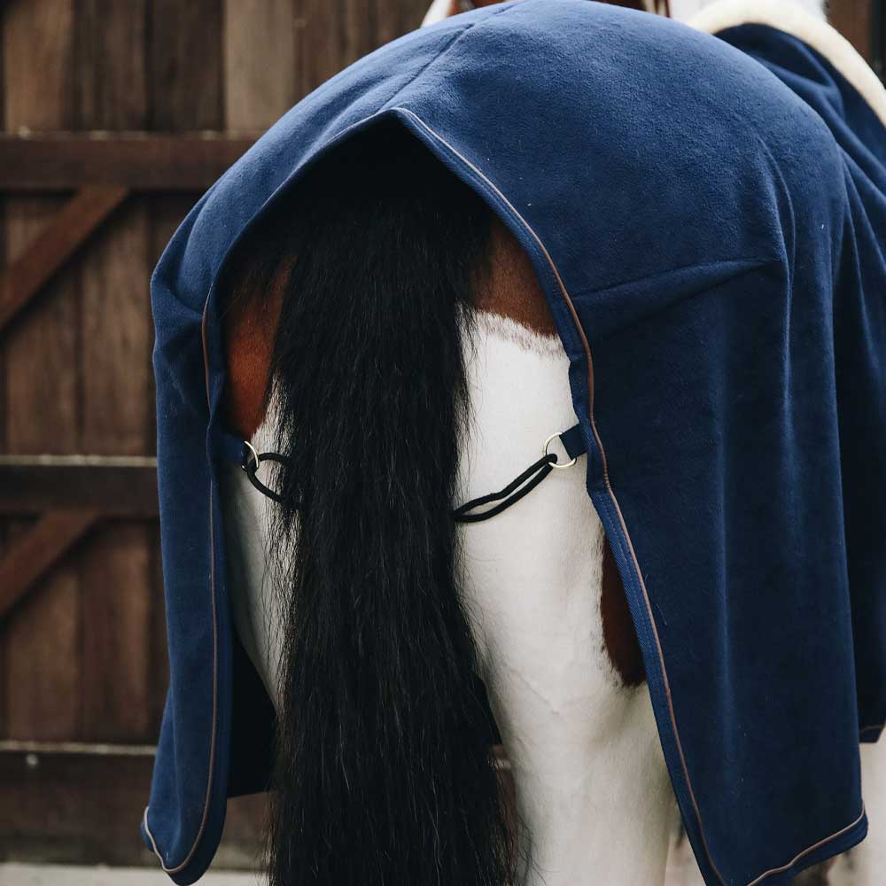 Showdeken Heavy Fleece Marineblauw