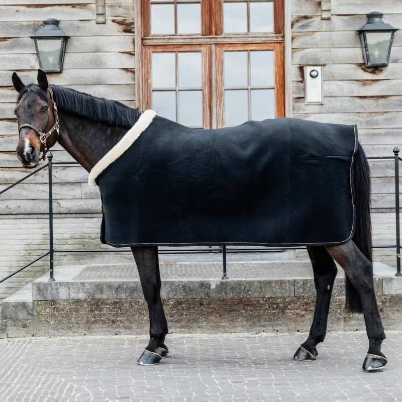 Showdeken Heavy Fleece Zwart