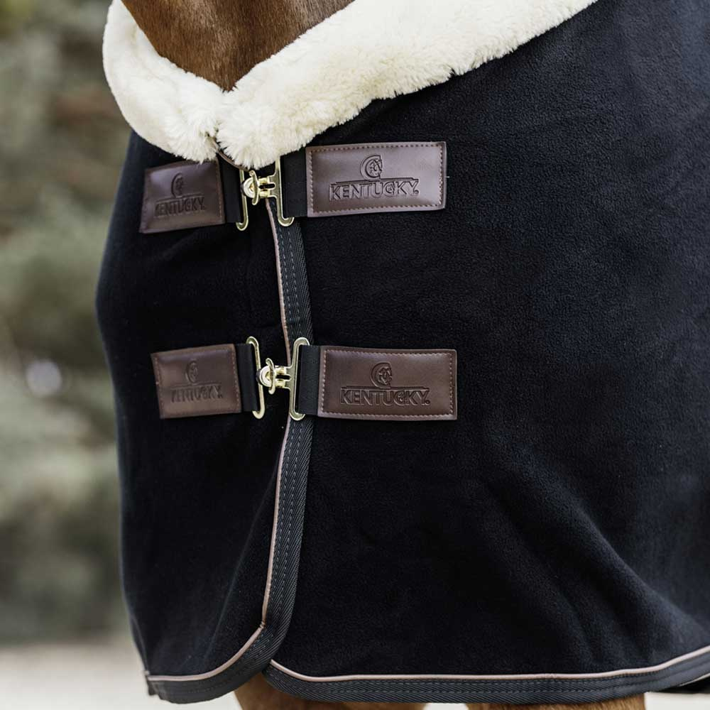 Showdeken Heavy Fleece Zwart