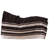 Fleecedeke Heavy Square Stripes Bruin 210x200 Fleecedeke Heavy Square Stripes Bruin 210x200