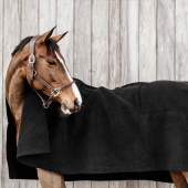 Fleece Deken Heavy Square Zwart Fleece Deken Heavy Square Zwart