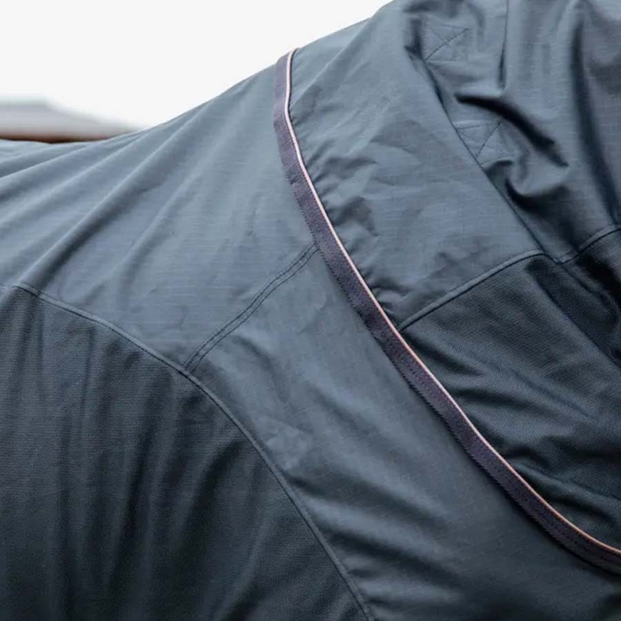 Regen- en Vliegendeken Waterproof Combo Marineblauw