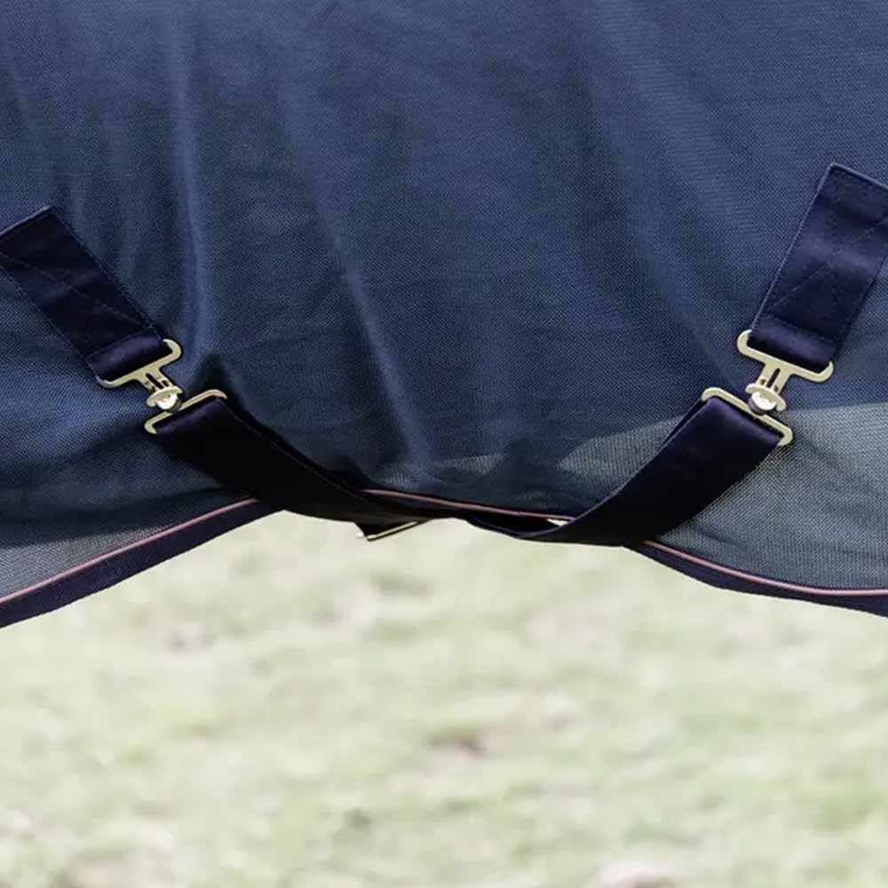 Regen- en Vliegendeken Waterproof Combo Marineblauw