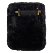 Borstverlenger Vegan Sheepskin 1 Buckle Zwart Borstverlenger Vegan Sheepskin 1 Buckle Zwart