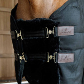 Borstverlenger Vegan Sheepskin 2 Buckles Zwart Borstverlenger Vegan Sheepskin 2 Buckles Zwart