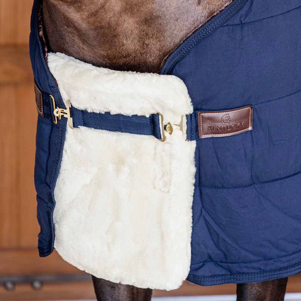 Borstverlenger Vegan Sheepskin 1 Buckle Natuur