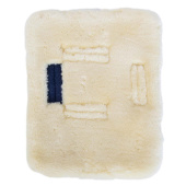 Borstverlenger Vegan Sheepskin 2 Buckles Natuur Borstverlenger Vegan Sheepskin 2 Buckles Natuur