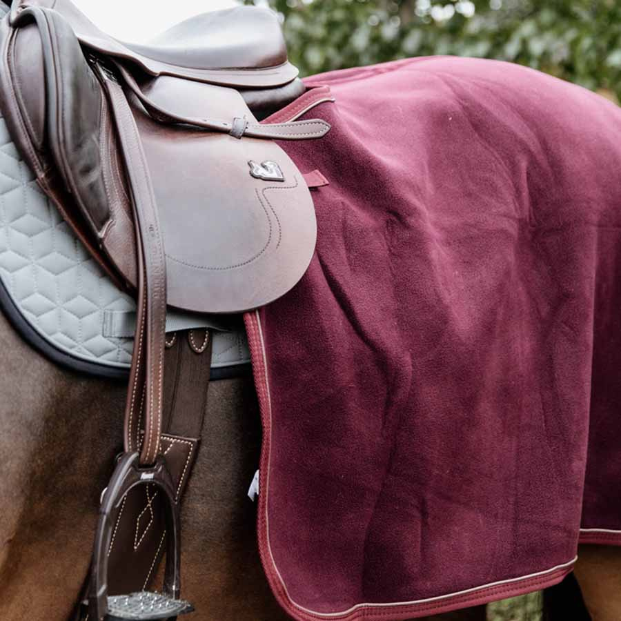 Uitrijdeken Heavy Fleece Bordeaux