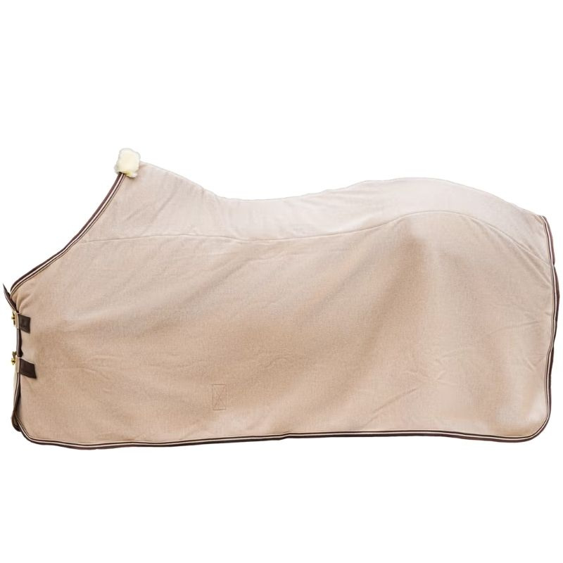 Fleecedeke Heavy Melange Beige