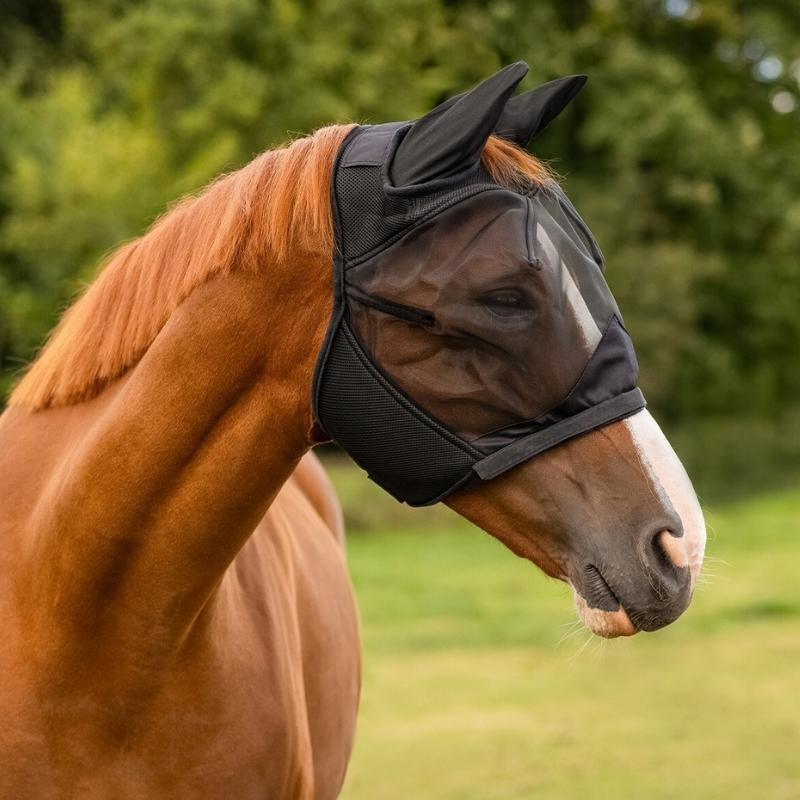 Vliegen oornetje Detachable Nose Zwart